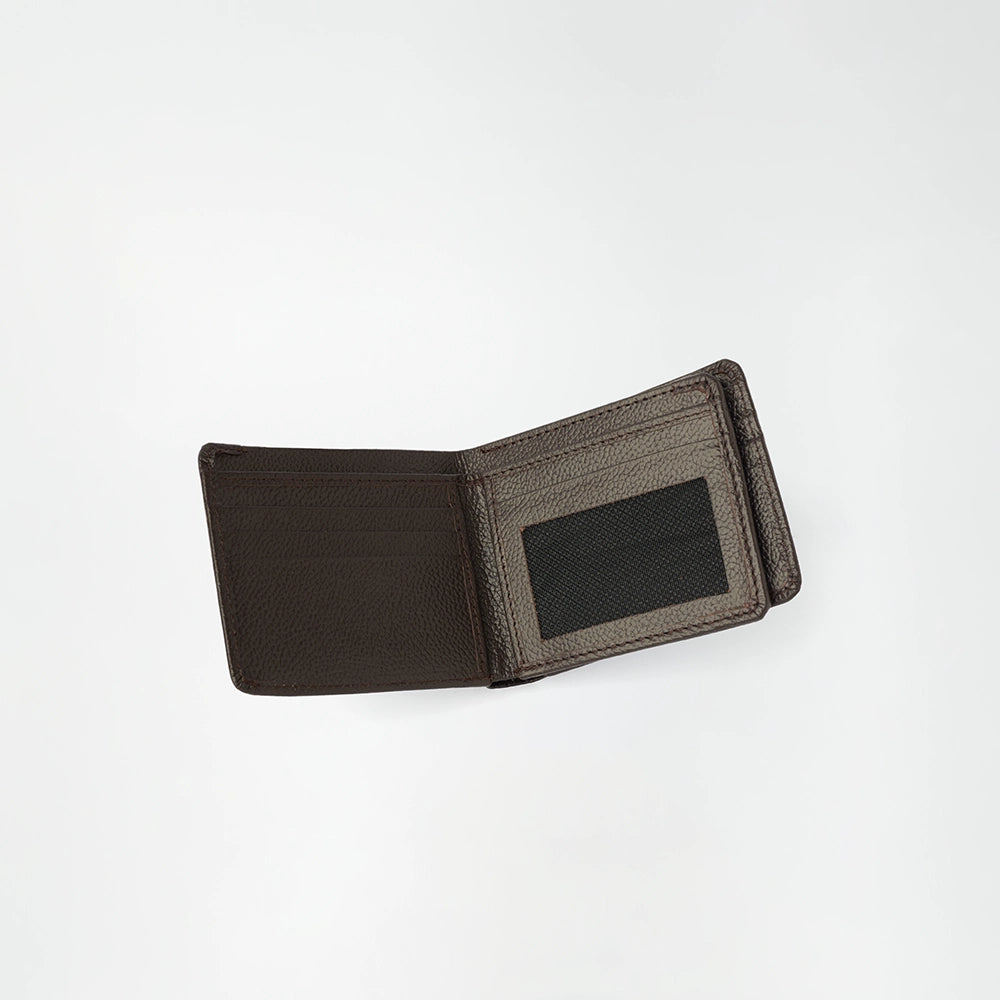 Classic Brown Leather Travel Wallet