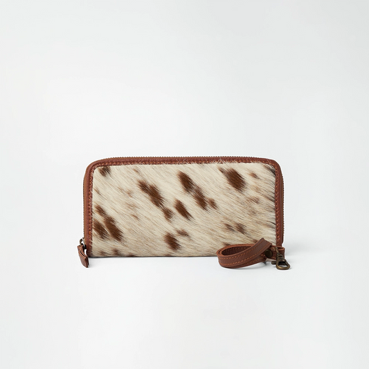 The Spotted Leather Wristlet Wallet