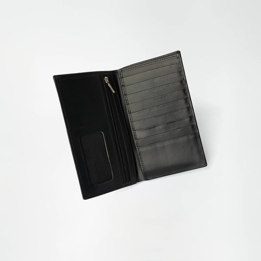The Sleek Black Bi-Fold Wallet
