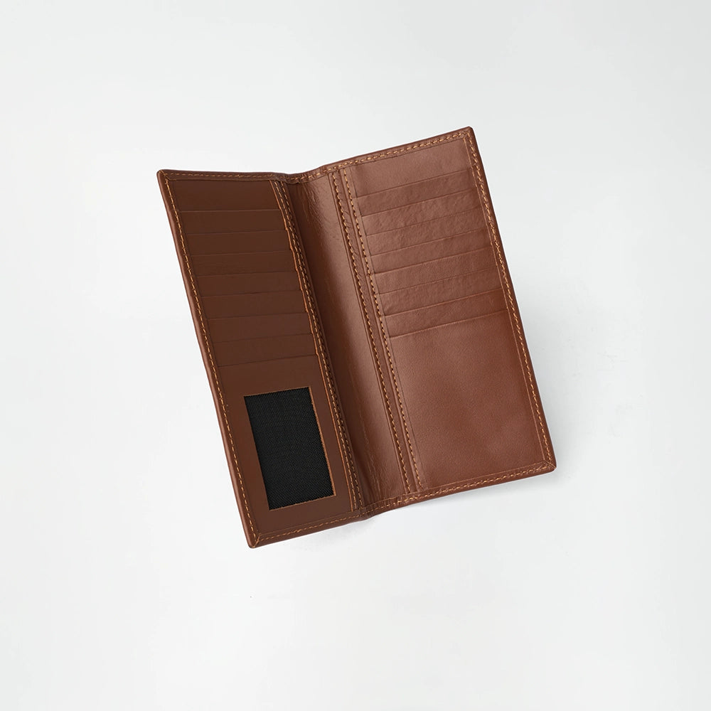 The Dual-Tone Leather Organizer Wallet