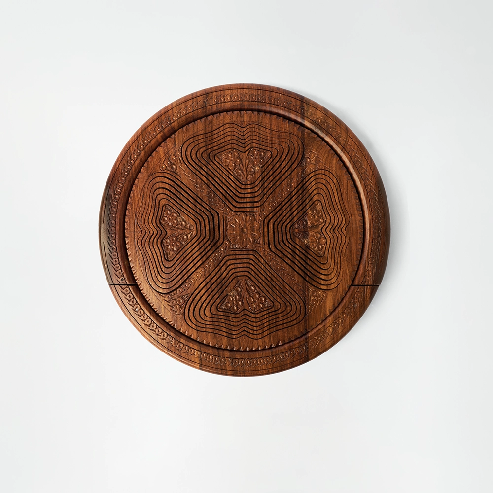 Wooden Dry Fruit Serving Tray