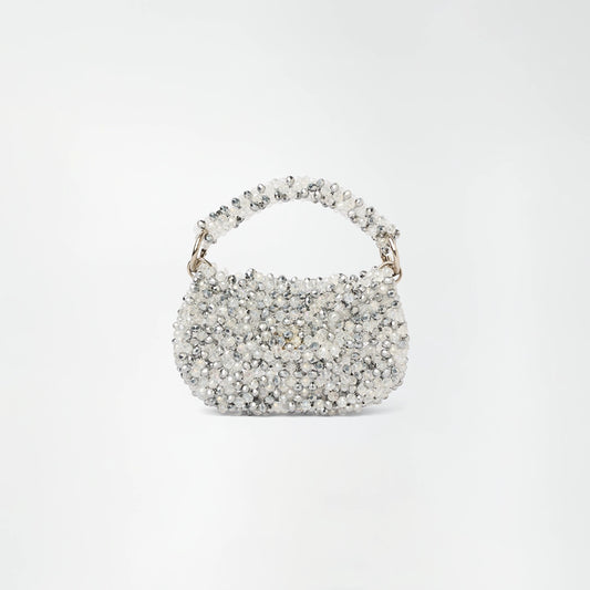 Starlit Noir Black Beaded Tote