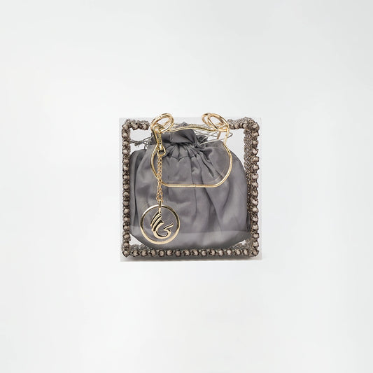 Crystal Muse Transparent Clutch