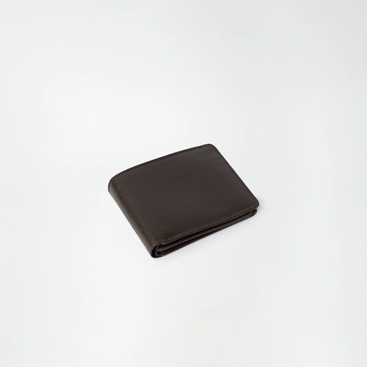 Classic Brown Leather Travel Wallet