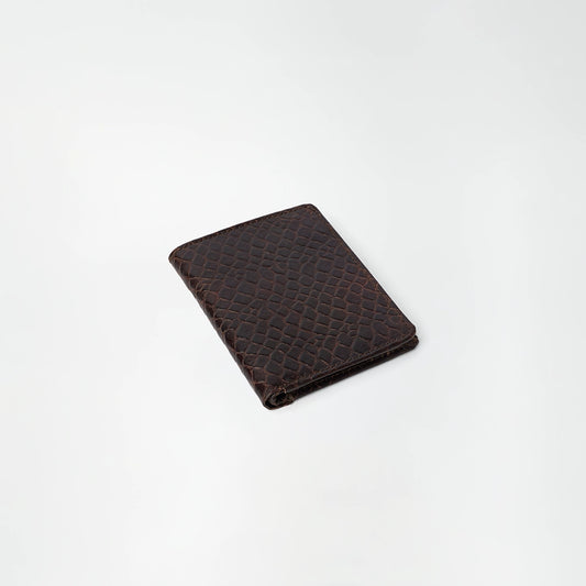 Brown Leather Bi-Fold Wallet