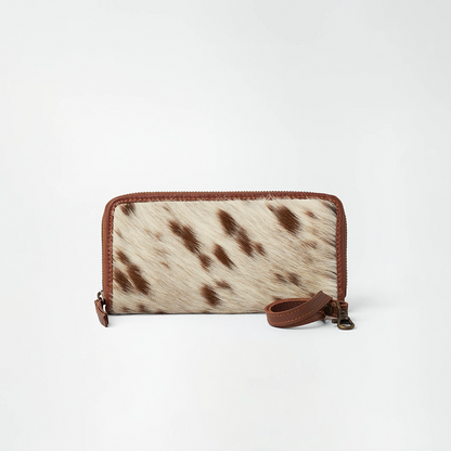 The Spotted Leather Wristlet Wallet