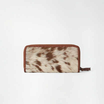 The Spotted Leather Wristlet Wallet
